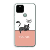 GSM poes: Google Pixel 5 Transparant Hoesje