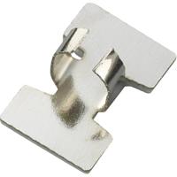 TRU COMPONENTS Bevestigingsklem Zelfklevend 543638 Bundel-Ø (bereik) 9.50 mm (max) Zilver 1 stuk(s)