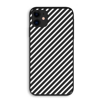 Strepen zwart-wit: iPhone 11 Biologisch afbreekbaar hoesje