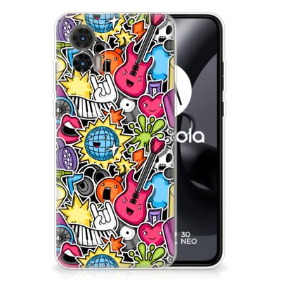 Motorola Edge 30 Neo | Sillicone Back Cover | Punk Rock Motorola Edge 30 Neo | Sillicone Back Cover | Punk Rock