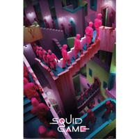 Poster Squid Game Crazy Stairs 61x91,5cm