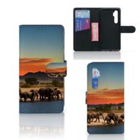 Xiaomi Mi Note 10 Lite | Telefoonhoesje | Met pasjeshouder | Olifanten