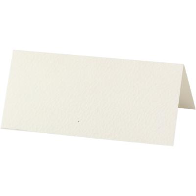 Creativ Company Naamkaarten, afm 9x4 cm, 220 gr, off-white, 20 stuk/ 1 doos
