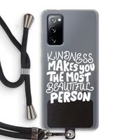 The prettiest: Samsung Galaxy S20 FE / S20 FE 5G Transparant Hoesje met koord
