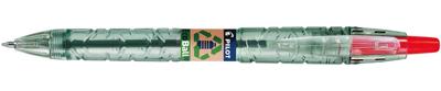 Pilot Ecoball B2P BeGreen balpen, medium punt, 0,3 mm, rood