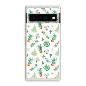 Ananas bladeren: Google Pixel 6 Pro Transparant Hoesje