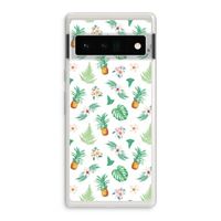 Ananas bladeren: Google Pixel 6 Pro Transparant Hoesje Ananas bladeren: Google Pixel 6 Pro Transparant Hoesje
