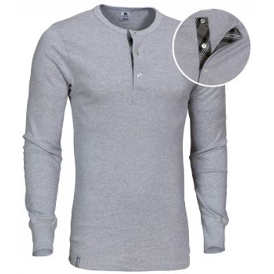 Dovre Organic Cotton Grand Dad Rib Shirt * Actie *