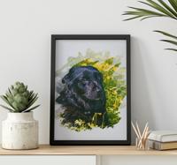 Gepersonaliseerde aquarel andere dieren poster Gepersonaliseerde aquarel andere dieren poster