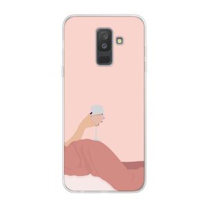 Wine: Samsung Galaxy A6 Plus (2018) Transparant Hoesje