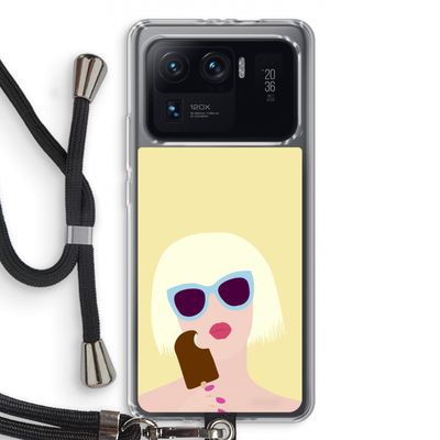 Ice cream: Xiaomi Mi 11 Ultra Transparant Hoesje met koord
