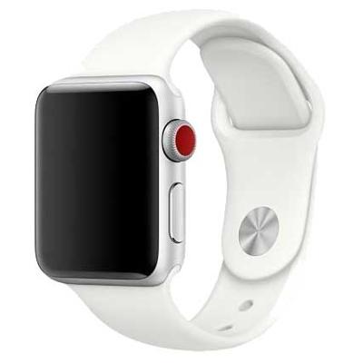 Apple Watch Sport Band - Zacht Wit - 38, 40, 41 & 42mm - ML Apple Watch Sport Band - Zacht Wit - 38, 40, 41 & 42mm - ML