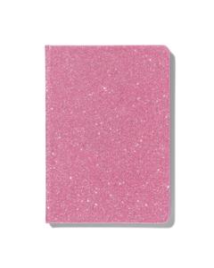 HEMA Notitieboekje A5 Glitter Roze
