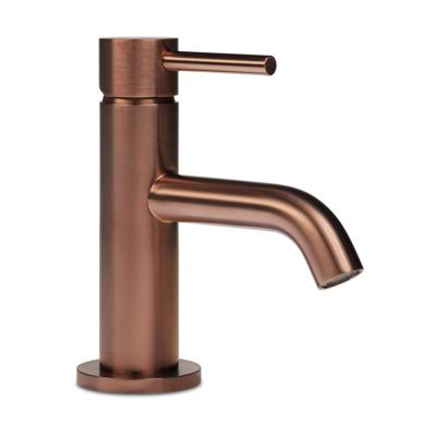 Fonteinkraan Blue Label Brondby | Opbouw | Koudwater kraan | Laag model | Eengreeps | Geborsteld brons