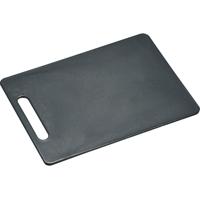 Kesper Snijplank - kunststof - grijs - 24 x 34 cm - met handvat - Groente/fruit snijplanken