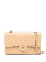 CHANEL Pre-Owned sac porté épaule Double Flap médium (1998) - Tons neutres - thumbnail