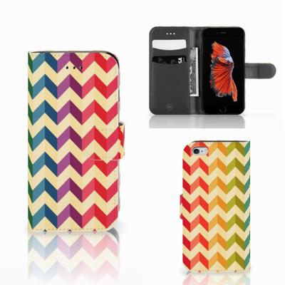 Apple iPhone 6 | 6s | Telefoon Hoesje | Zigzag Multi Color Apple iPhone 6 | 6s | Telefoon Hoesje | Zigzag Multi Color