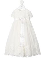 Dolce & Gabbana Kids robe évasée à broderies - Blanc