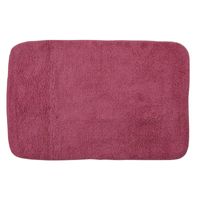 Donker roze badkamer/douche mat 90 x 60 cm