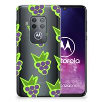 Motorola One Zoom | Siliconen Case | Druiven