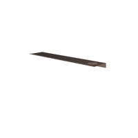 Hotbath &MORE Planchet - 60cm - inclusief bevestigings rails - 1 uitsparing - voor zeepdispenser of beker - Tuscan bronze SH060HTB