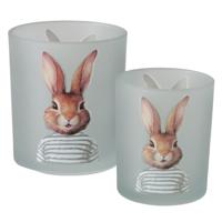 Boltze Home windlicht haas 2-delig