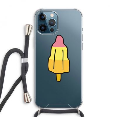 Raketijsje: iPhone 12 Pro Max Transparant Hoesje met koord