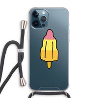 Raketijsje: iPhone 12 Pro Max Transparant Hoesje met koord