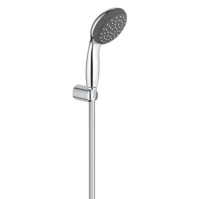 GROHE Start Vitalo Start 100 Handdoucheset - 1 straalsoort - rond - met houder - gladde slang - 175cm - chroom 27944000