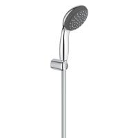 GROHE Start Vitalo Start 100 Handdoucheset - 1 straalsoort - rond - met houder - gladde slang - 175cm - chroom 27944000
