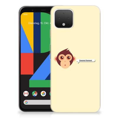 Google Pixel 4 Telefoonhoesje met Naam Monkey Google Pixel 4 Telefoonhoesje met Naam Monkey