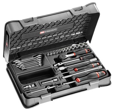 Facom doppendoos en sleutels 1/4&apos; mm r.161b 27 stuks - R.430BP
