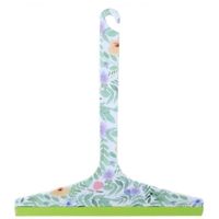 Raamtrekker met bloemen print groen 22,5 cm