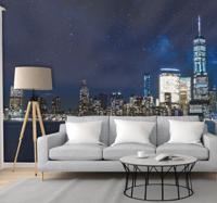 Fotobehang steden nacht uitzicht New York