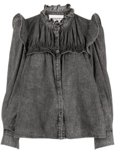 MARANT ÉTOILE chemise Idety en jean - Gris