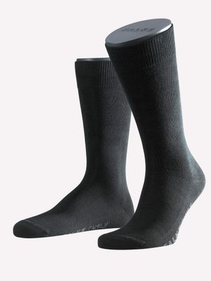 FALKE - Sokken - Family Heren - Zwart - 3000, Maat:43-46