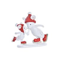 Kerstversiering DKD Home Decor Muis Hars (9,5 x 3,5 x 9 cm)
