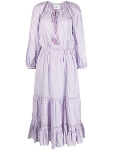 MARANT ÉTOILE robe mi-longue à ouverture goutte d'eau - Violet