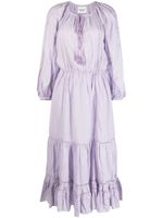 MARANT ÉTOILE robe mi-longue à ouverture goutte d'eau - Violet - thumbnail