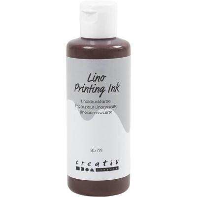 Creativ Company Linoleum verf, bruin, 85 ml/ 1 fles