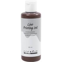 Creativ Company Linoleum verf, bruin, 85 ml/ 1 fles