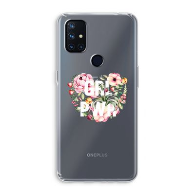 GRL PWR Flower: OnePlus Nord N10 5G Transparant Hoesje