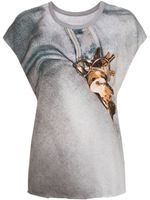 Zadig&Voltaire t-shirt Cecilia à imprimé clé - Gris