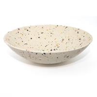 Adema Waskom 42x42x12cm - rond - terrazzo crème Terrazzo 420x120 round creme Adema Waskom 42x42x12cm - rond - terrazzo crème Terrazzo 420x120 round creme