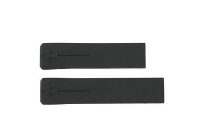 Horlogeband Smartwatch Tissot T-TOUCH / T0474201705100A / T013.420.A / T610026464 Rubber Zwart 20mm