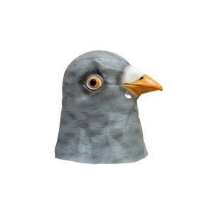 Dierenmasker duif vogel - latex - volwassenen - hoofdmasker