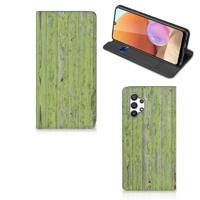 Samsung Galaxy A32 4G | A32 5G Enterprise Editie Book | Wallet Case | Green Wood
