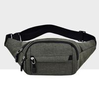Pure kleur multifunctionele zakken waterdichte borst tas taille Cross Body Sporttas (groen)