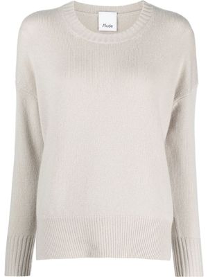 Allude pull en cachemire à col rond - Tons neutres