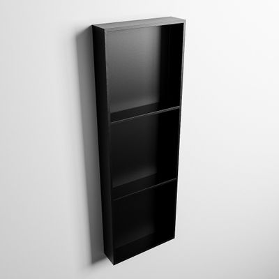 MONDIAZ EASY Nis 89,5x29,5cm in solid surface kleur Urban | Urban. 3 vakken geschikt voor in- of opbouw